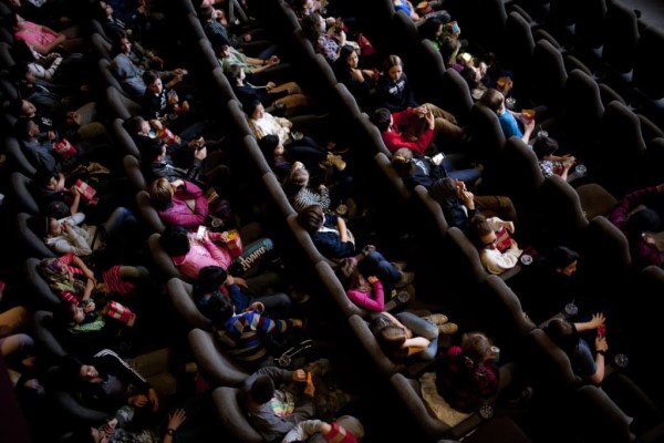 Audience in cinema