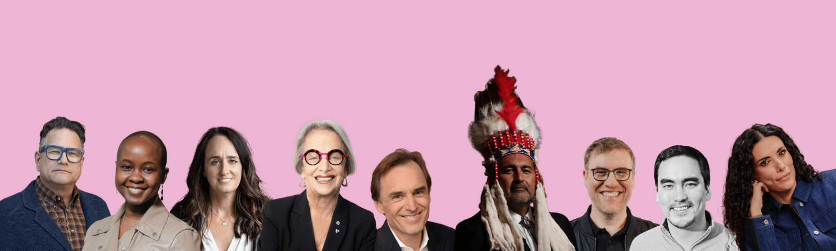 Collage of special guests