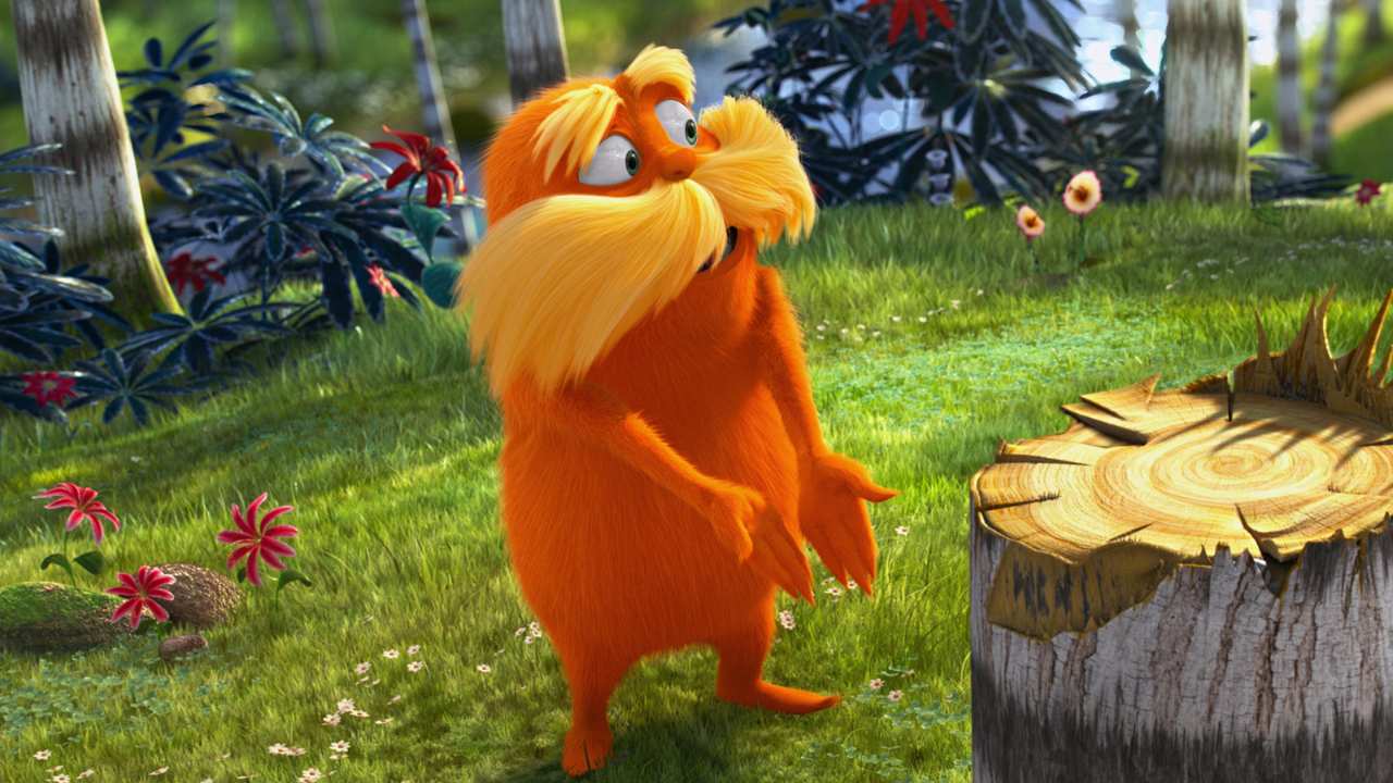 an animated orange furry creature