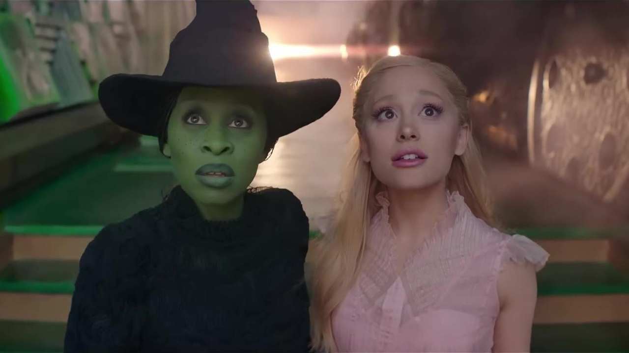 Cynthia Erivo and Ariana Grande standing together
